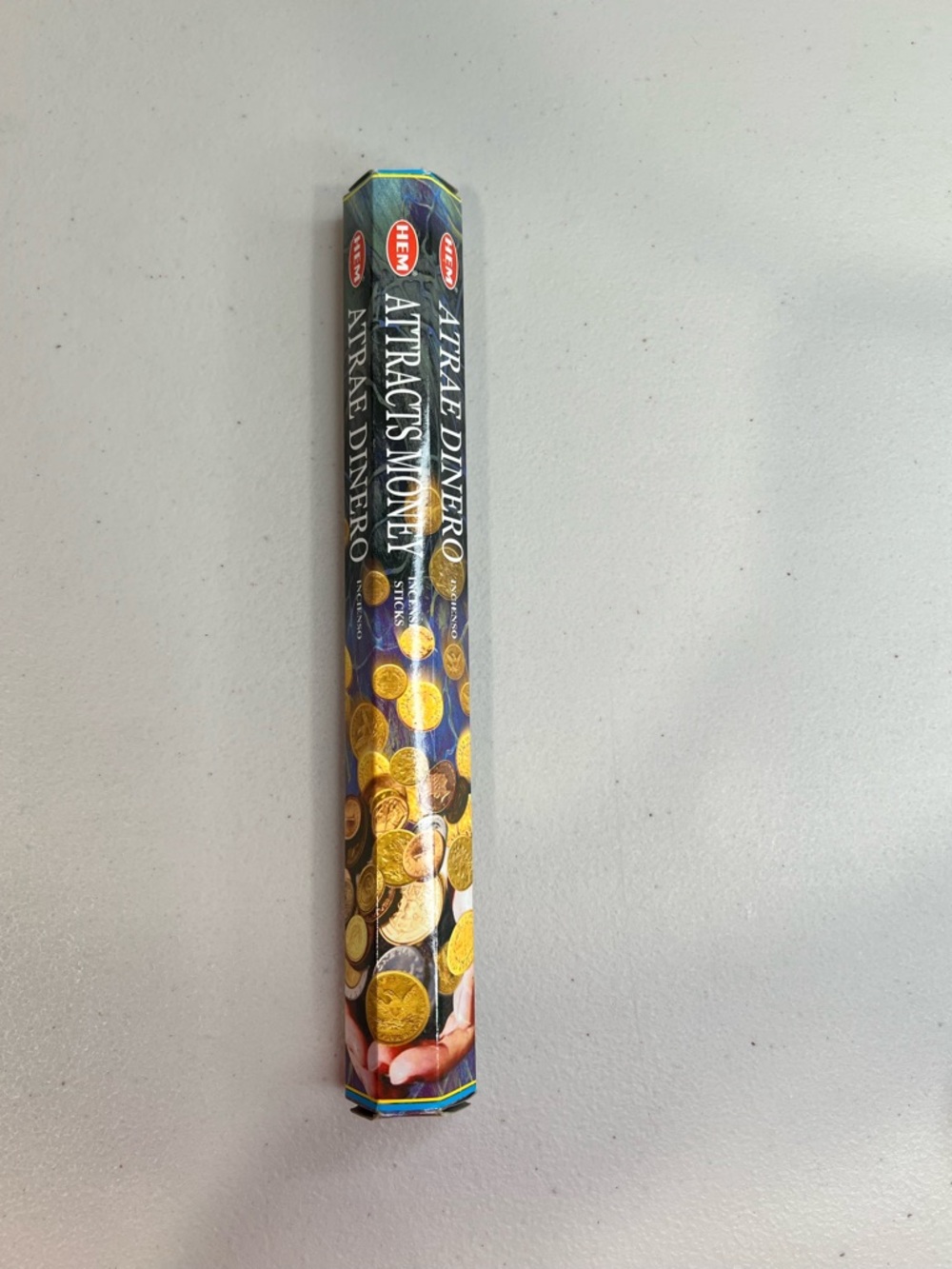 HEM Attracts Money Incense - Blue and Gold Tube
